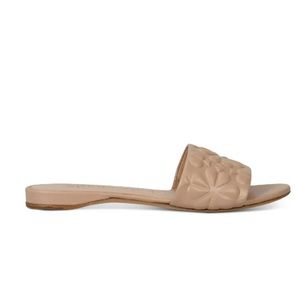 Kate Spade Emmie quilted slides SZ 10 GUC